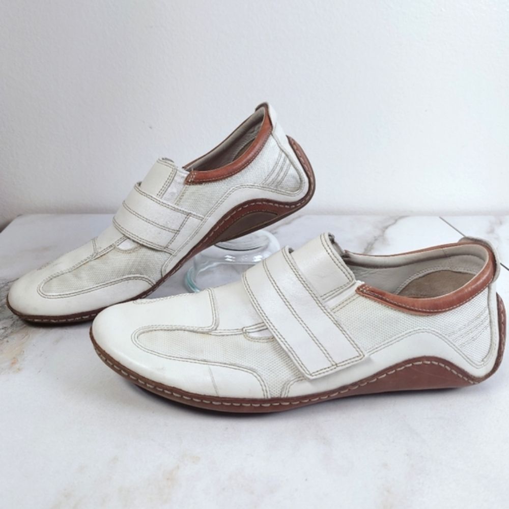 Cole Haan Men's G Series White Leather Driving Shoes Slip On Loafers, 11.5